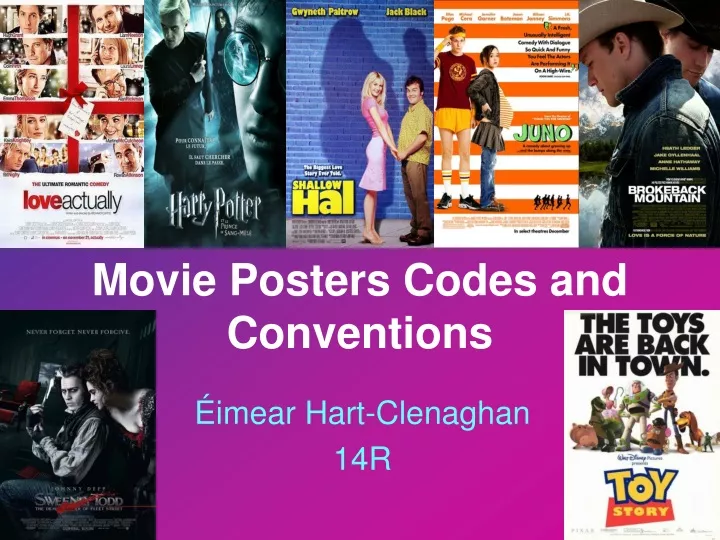 movie posters codes and conventions