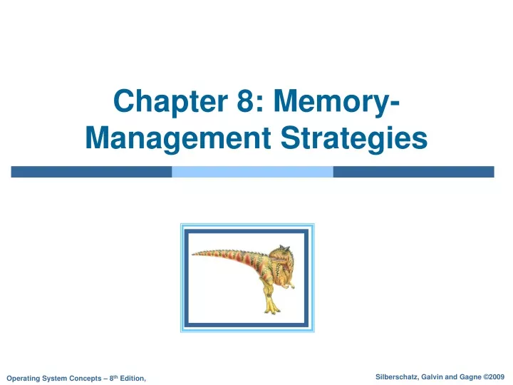 chapter 8 memory management strategies