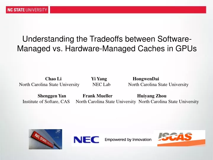 understanding the tradeoffs between software