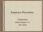 Employee Procedures - slide 1