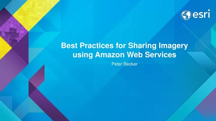 best practices for sharing imagery using amazon web services