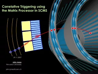 Correlative Triggering using the Matrix Processor in SCMS