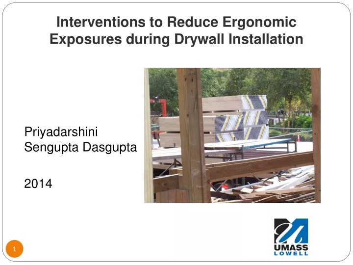interventions to reduce ergonomic exposures during drywall installation