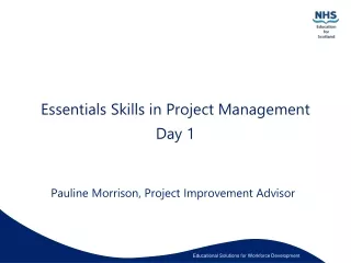 Essentials Skills in Project Management Day 1