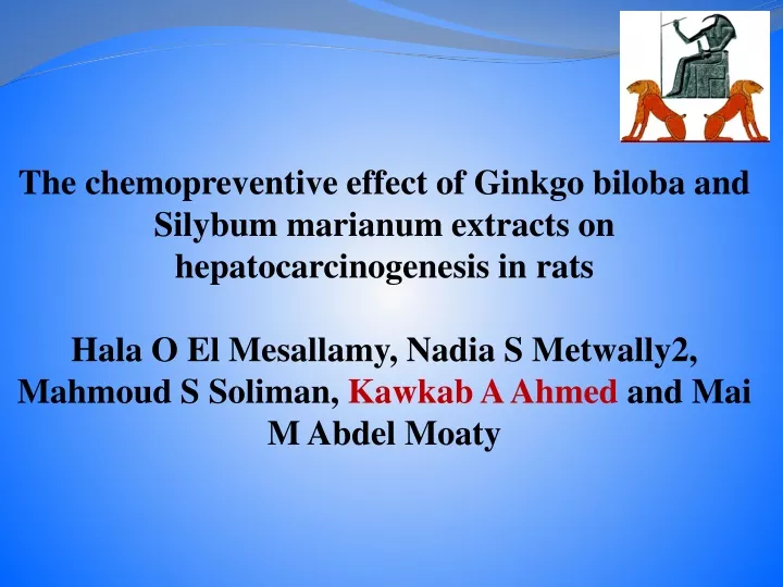 the chemopreventive effect of ginkgo biloba