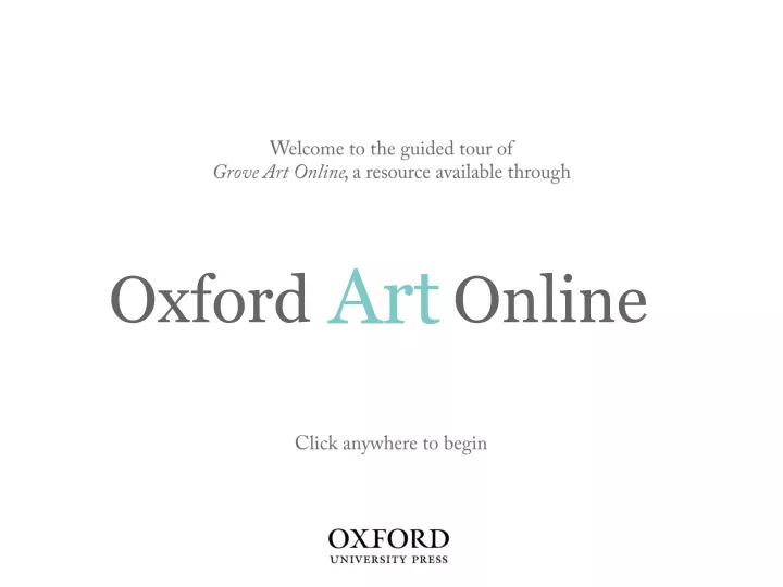 welcome to the guided tour of grove art online