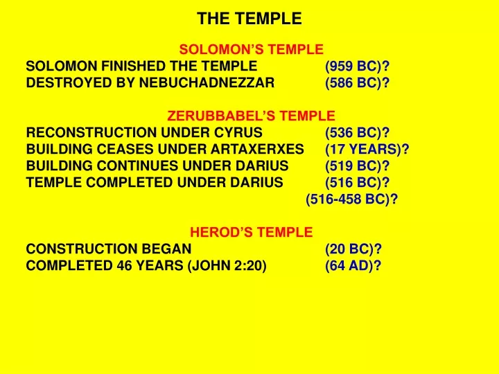 the temple