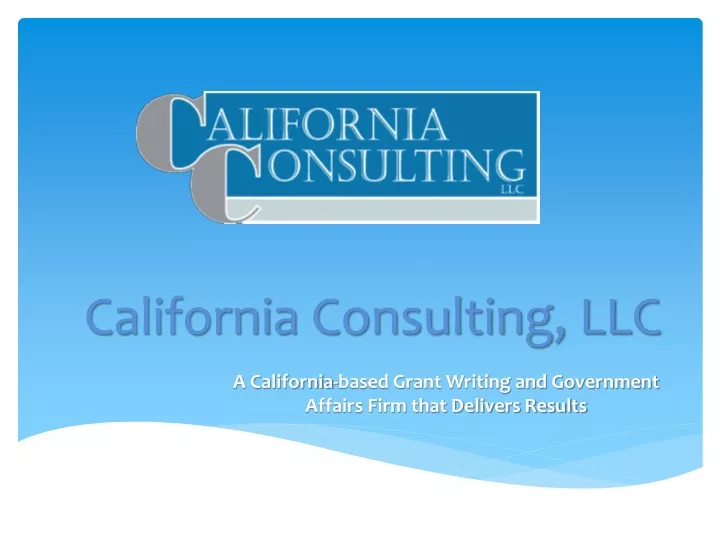 california consulting llc