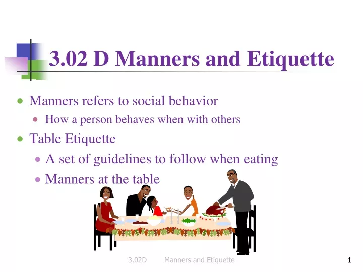 3 02 d manners and etiquette