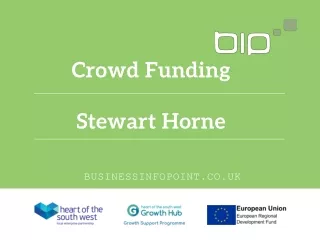 Crowd Funding Stewart Horne