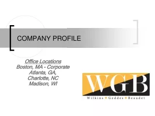 COMPANY PROFILE