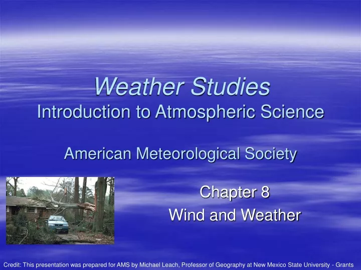 weather studies introduction to atmospheric science american meteorological society