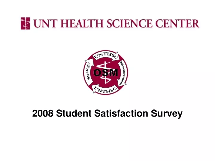 2008 student satisfaction survey