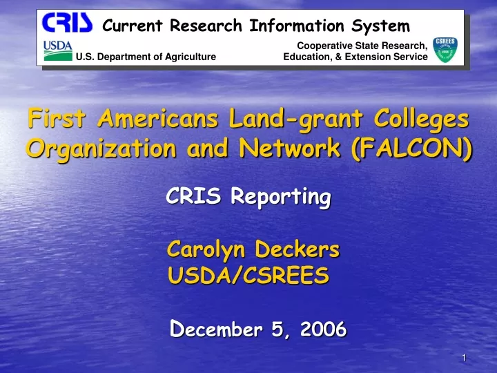 current research information system