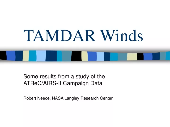 tamdar winds