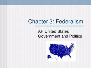 Chapter 3: Federalism
