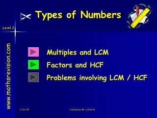 Types of Numbers
