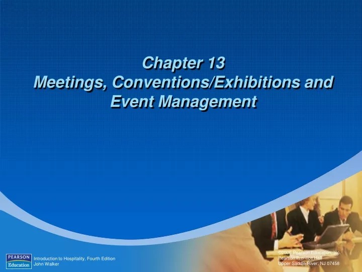 chapter 13 meetings conventions exhibitions and event management