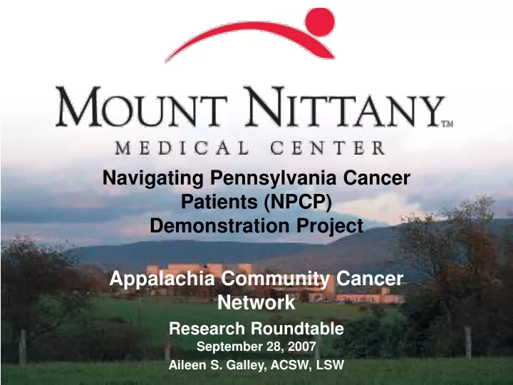 navigating pennsylvania cancer patients npcp