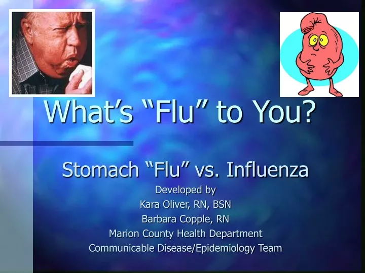 what s flu to you
