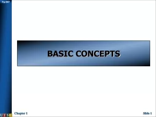BASIC CONCEPTS
