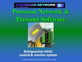 Presscon Network &amp; Pressnet Software