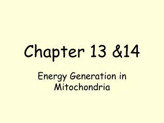 Chapter 13 &amp;14