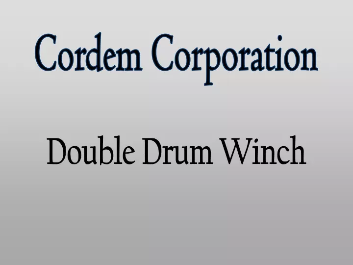 cordem corporation