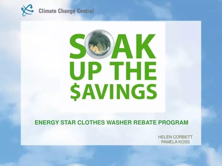 energy star clothes washer rebate program