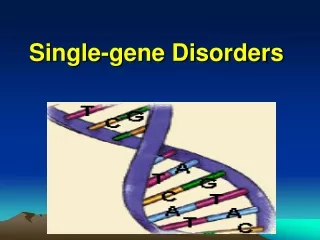 Single-gene Disorders