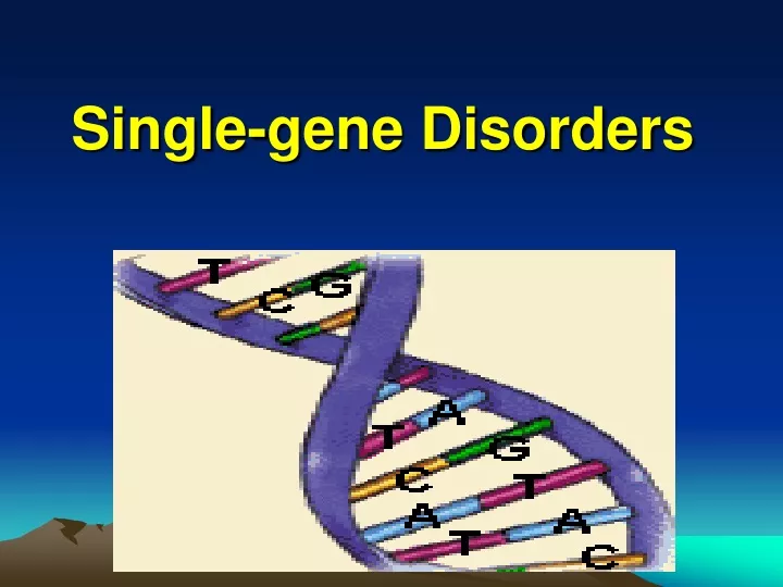 single gene disorders