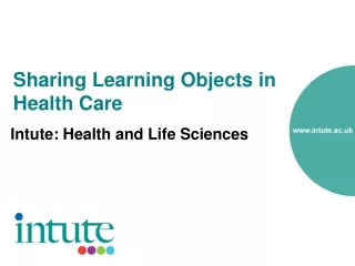 Sharing Learning Objects in Health Care
