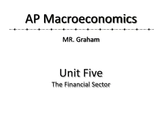 Unit Five The Financial Sector
