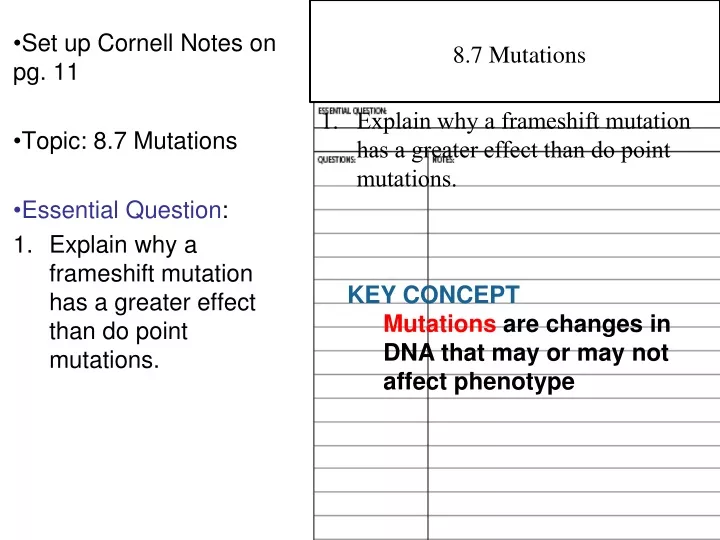 8 7 mutations