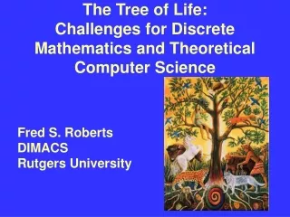 The Tree of Life:  Challenges for Discrete Mathematics and Theoretical Computer Science