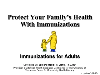 Protect Your Family’s Health  With Immunizations