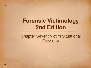Forensic Victimology   2nd Edition