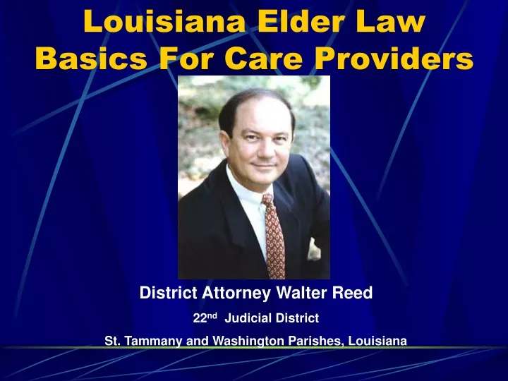louisiana elder law basics for care providers