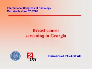 Breast cancer screening in Georgia