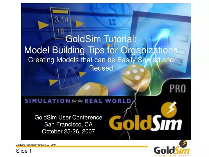 goldsim tutorial model building tips