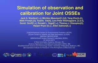 Simulation of observation and calibration for Joint OSSEs