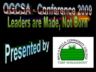 OGCSA - Conference 2009