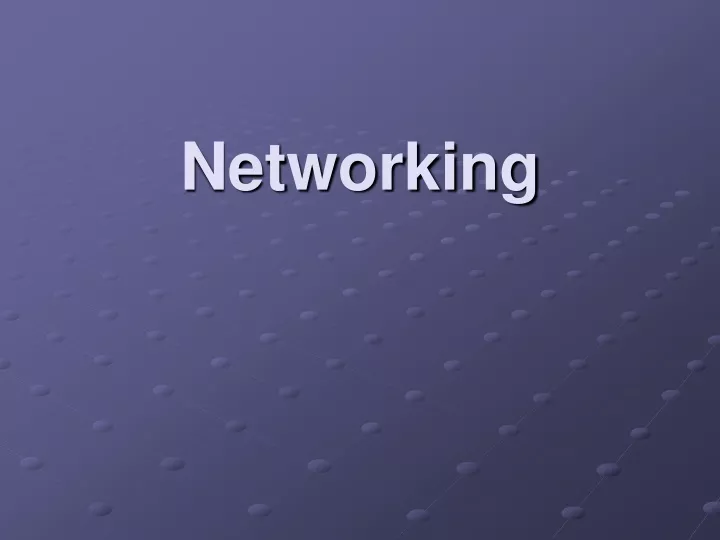 networking