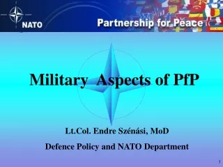 Military  Aspects of PfP