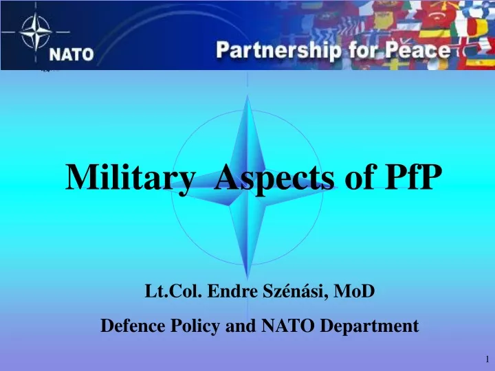 military aspects of pfp