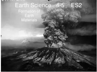 Earth Science   4-5    ES2