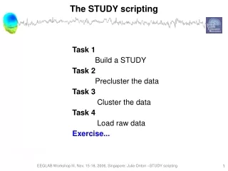 The STUDY scripting