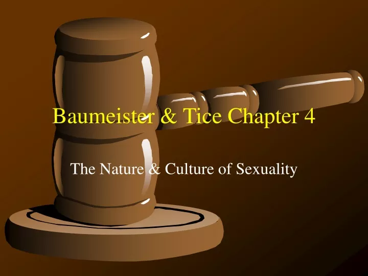 baumeister tice chapter 4