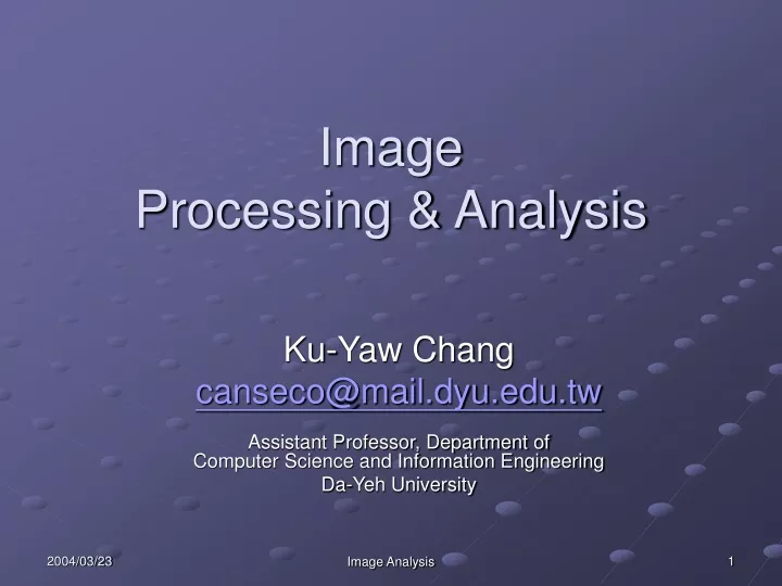 image processing analysis