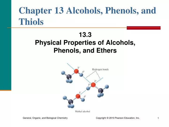chapter 13 alcohols phenols and thiols